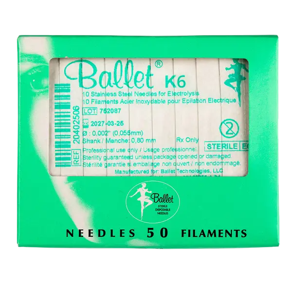 Голка для електроепілятора Ballet (Франція), матеріал: сталь, К6, 1 шт